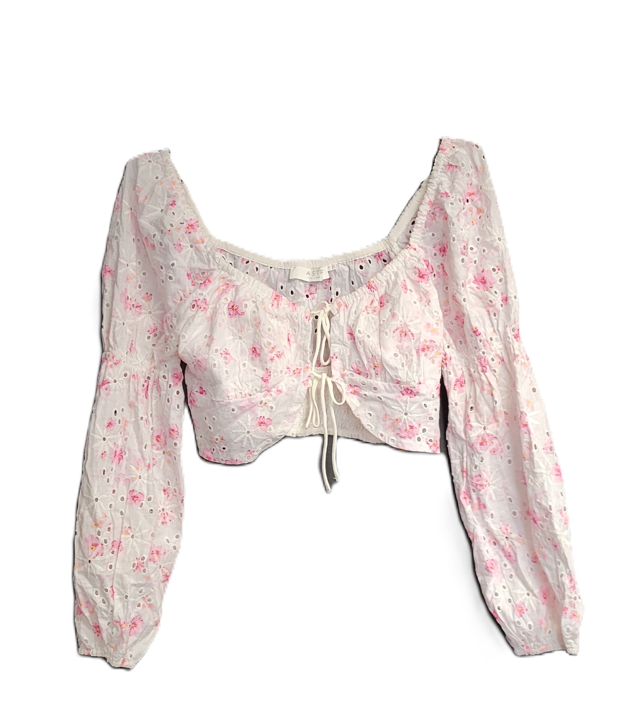 ASTR the Label Valo Top in Pink Floral Size Small