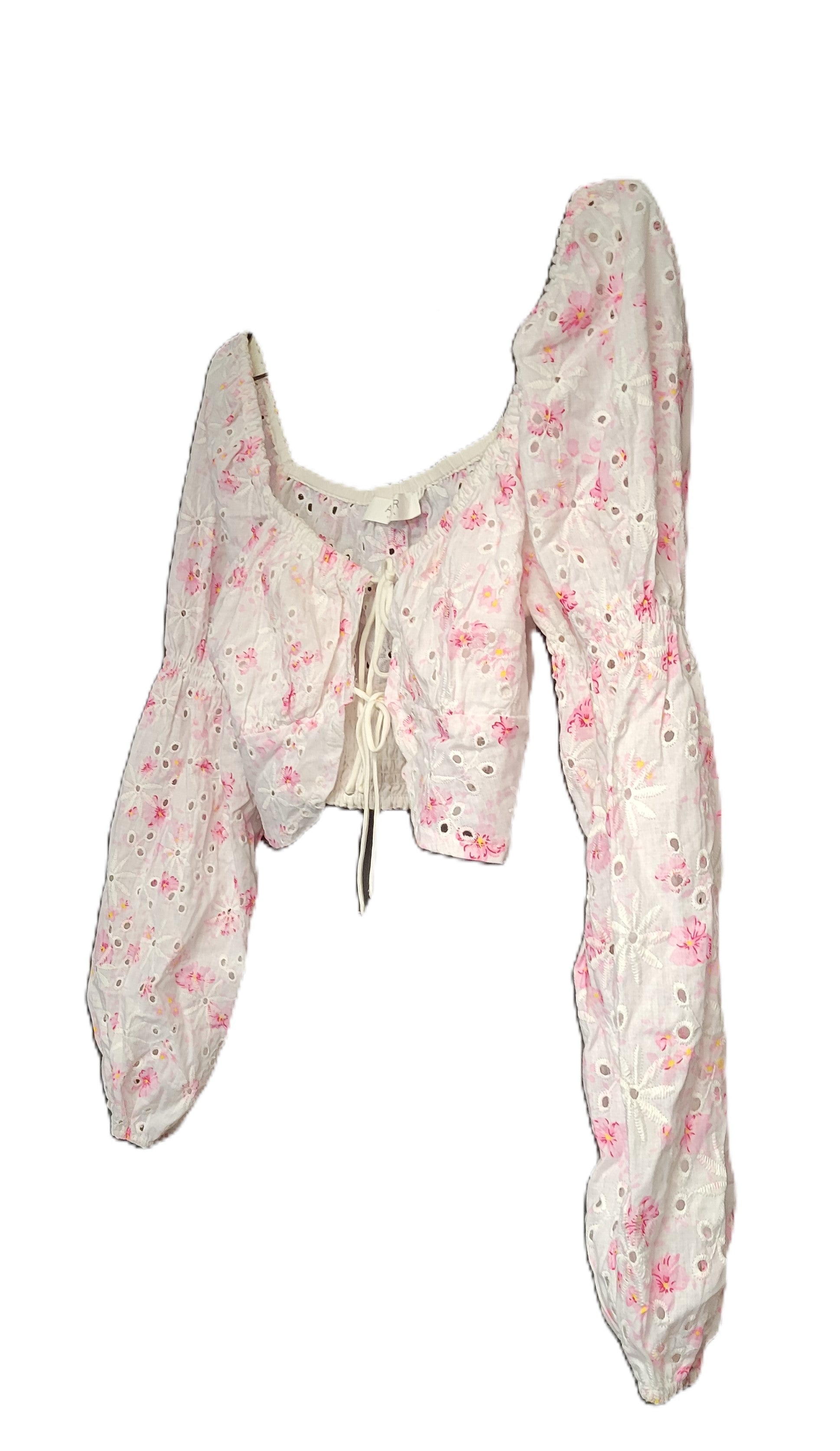 ASTR the Label Valo Top in Pink Floral Size Small