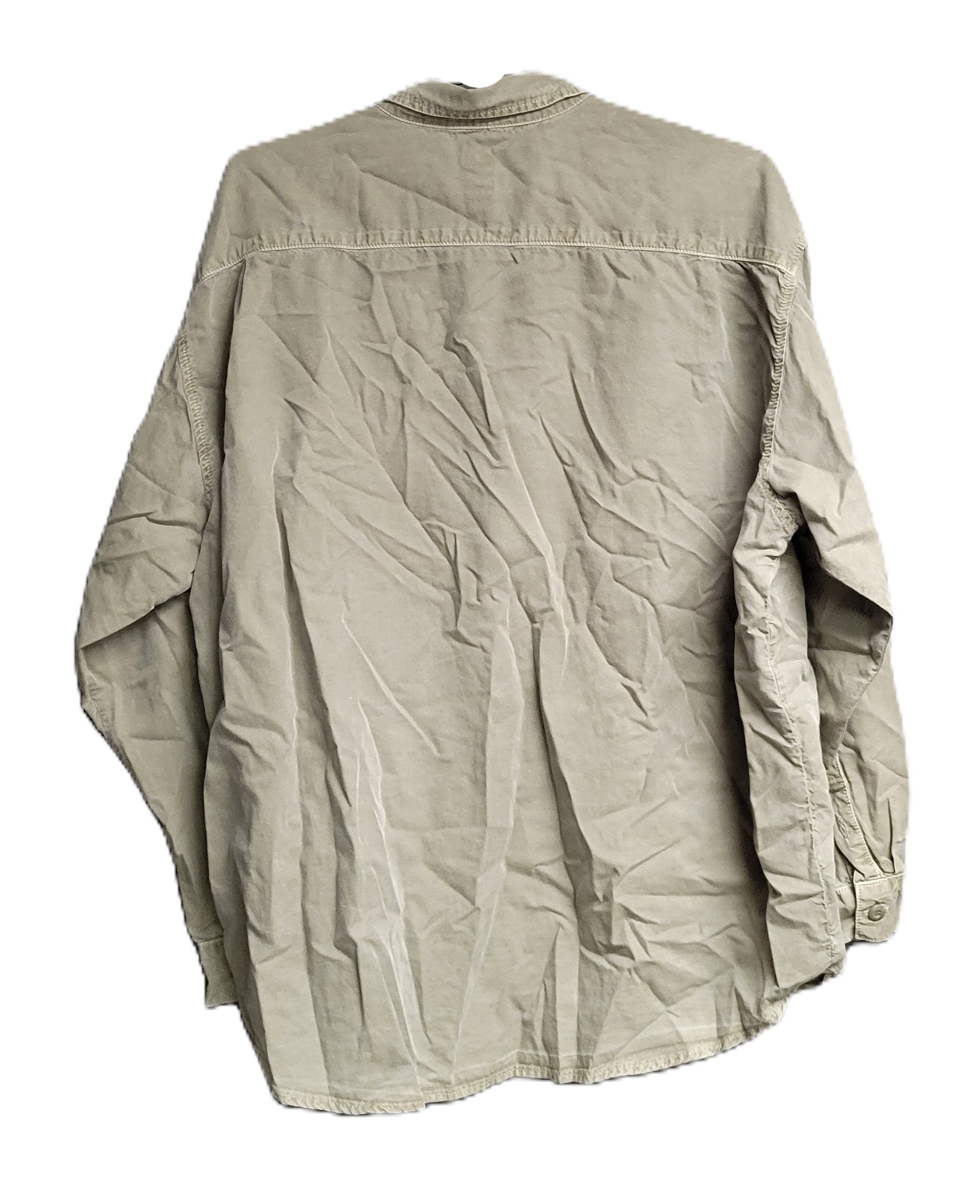 NSF Busy Oversized Boyfriend Shirt in Pigment Army Size Medium