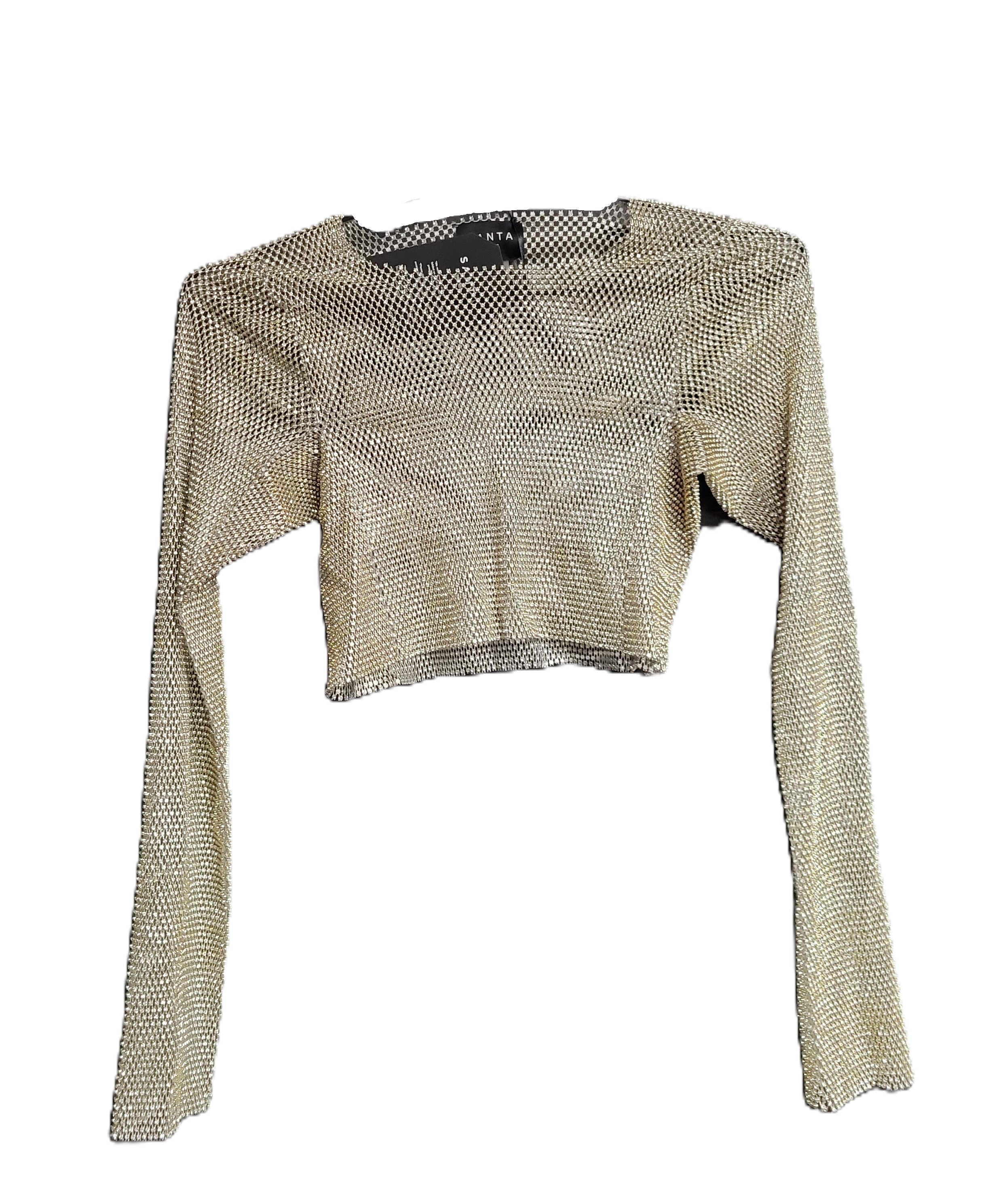 Santa Brands x REVOLVE Long Sleeve Crop Top in Golden Size XS/S