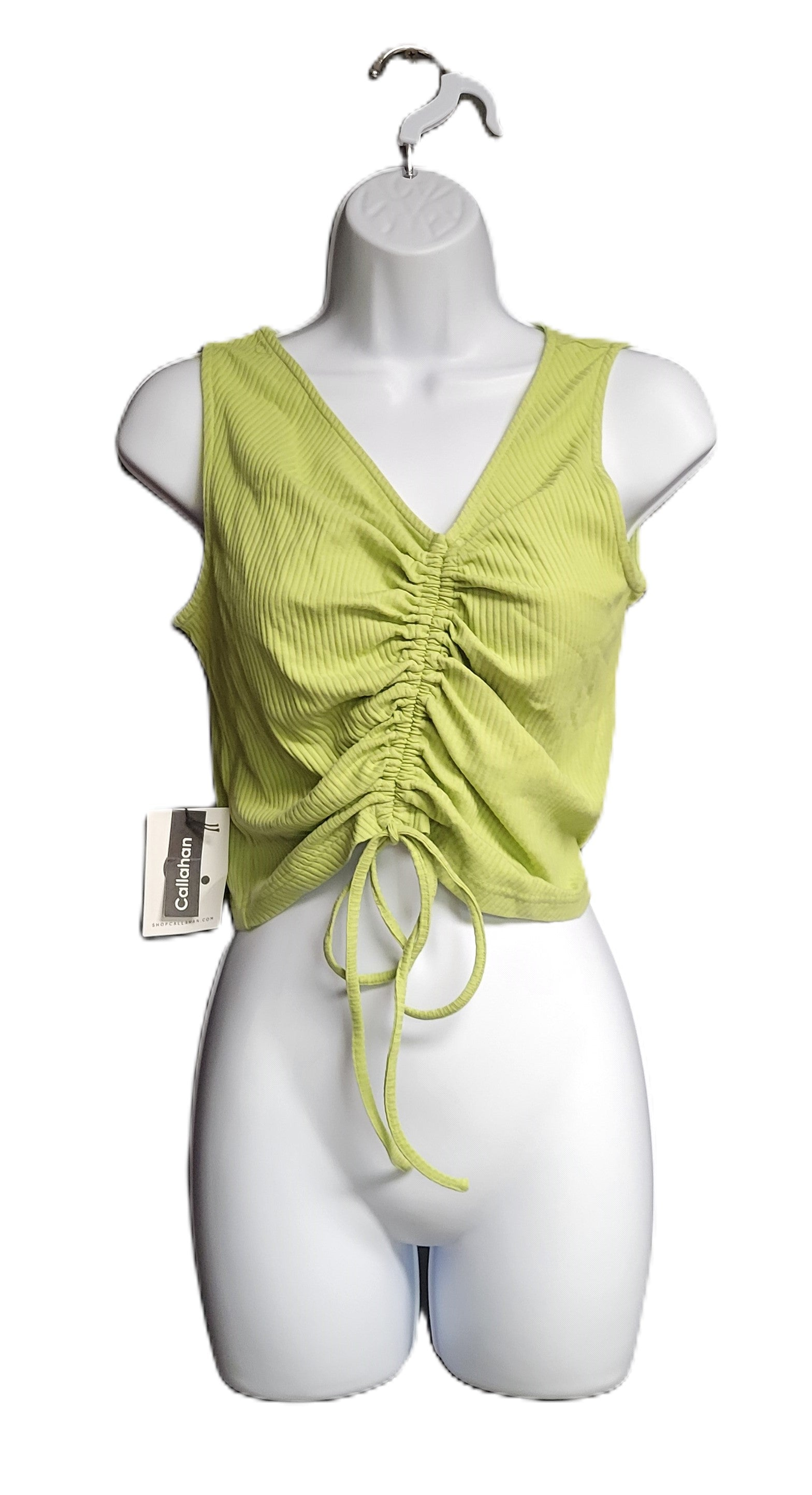 Callahan Leni Tank in Basil Size Medium