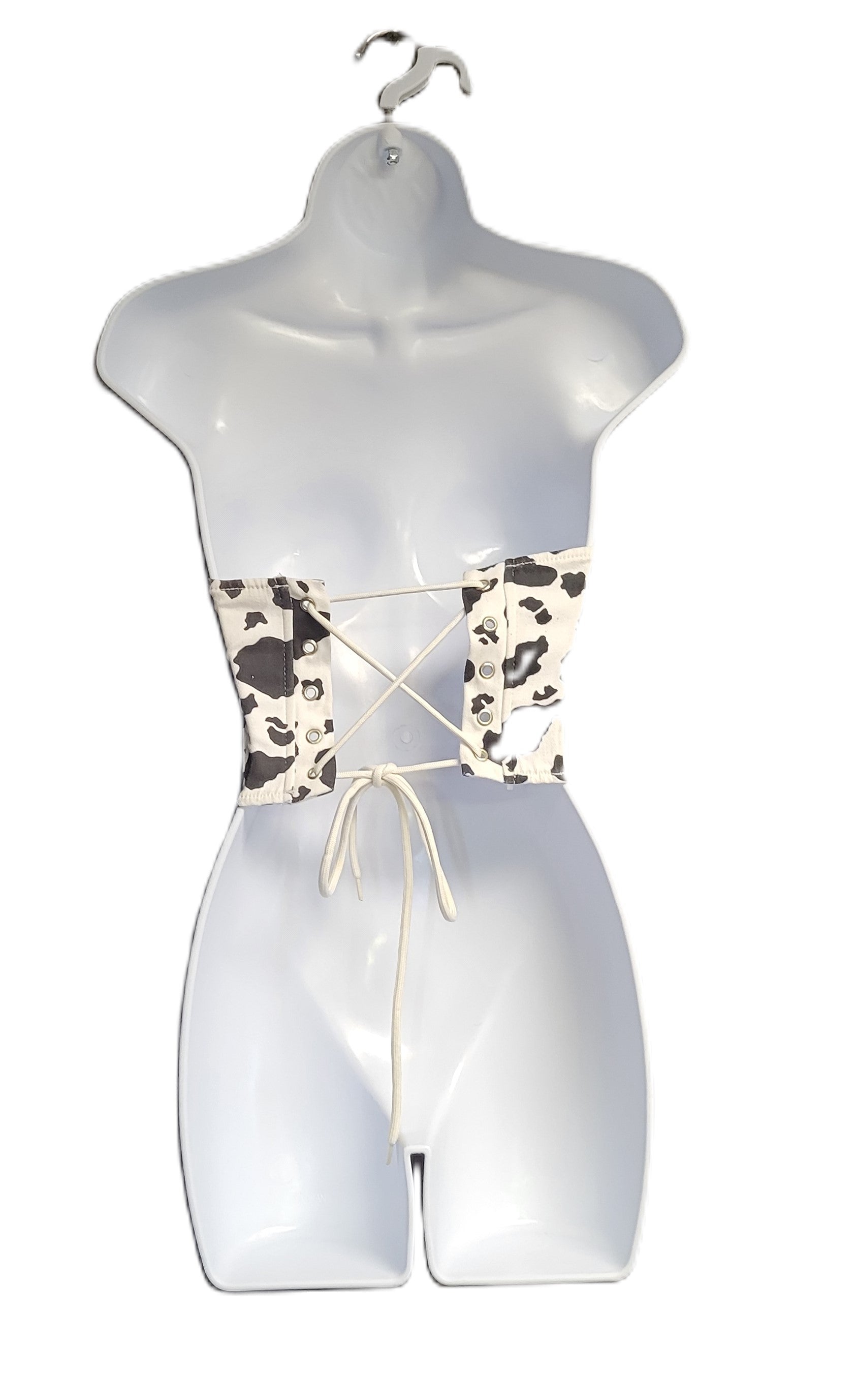 OW Collection Corset Top in Cow Print Size Small