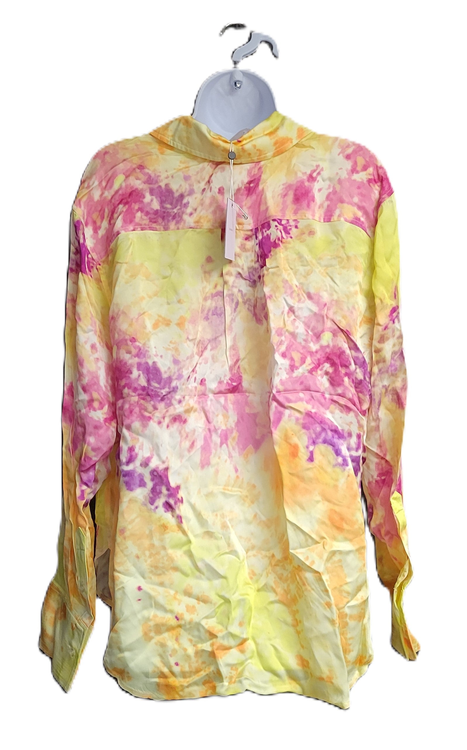 L'Academie Lenae Shirt in Multi Vesper Tie Dye Size Medium