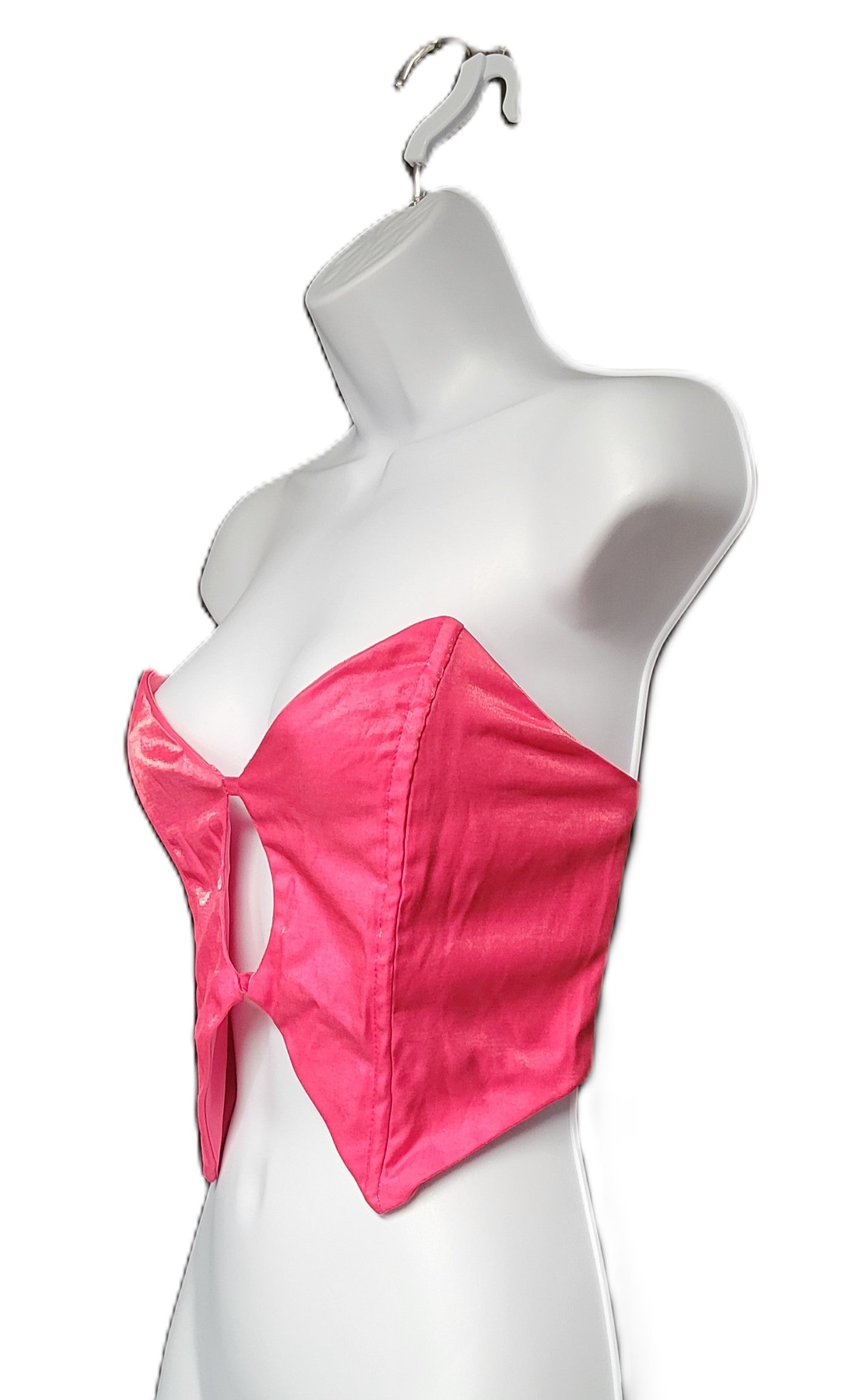 superdown Clara Cut Out Top in Hot Pink Size X-Small