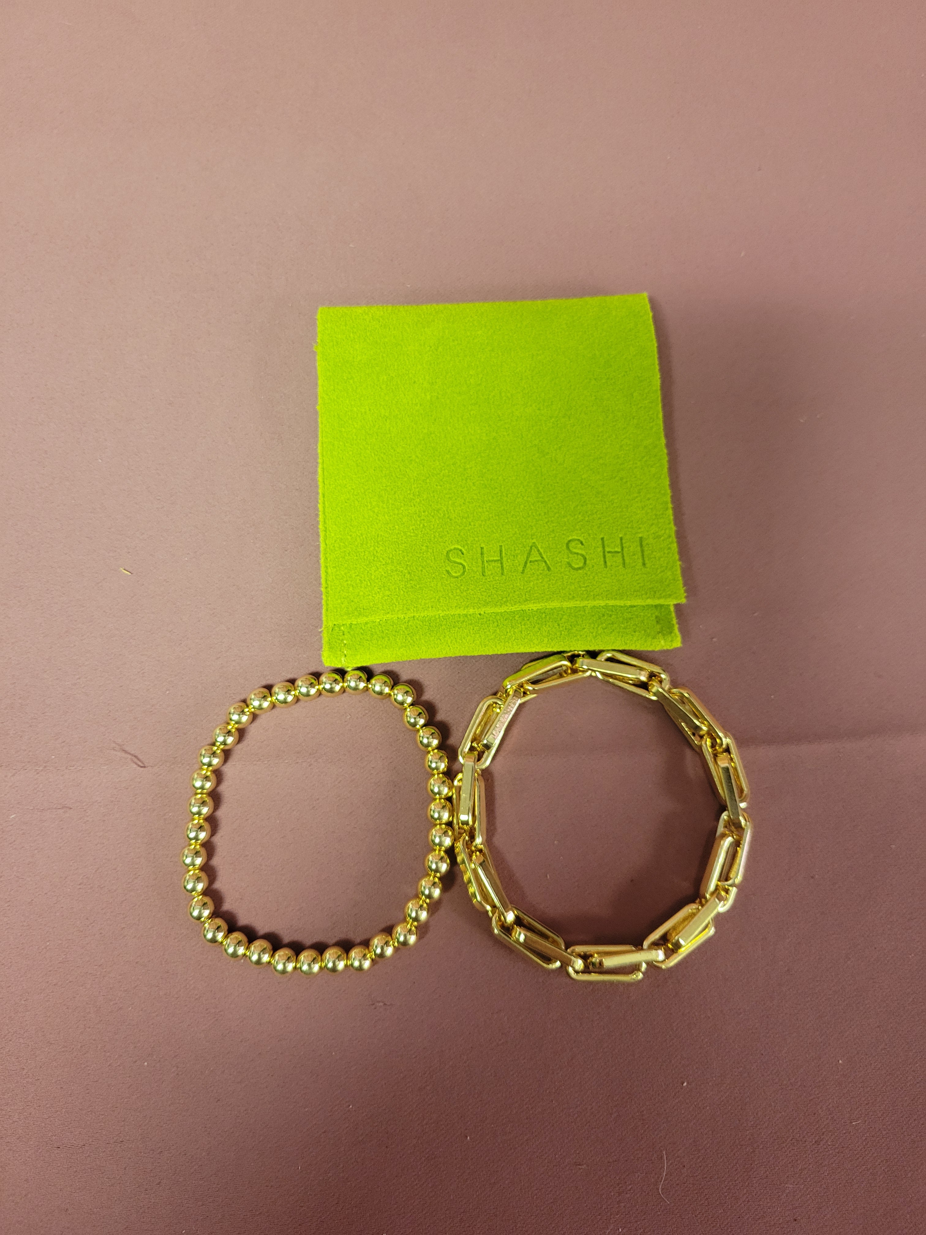 SHASHI Alexandria Bracelet in Gold