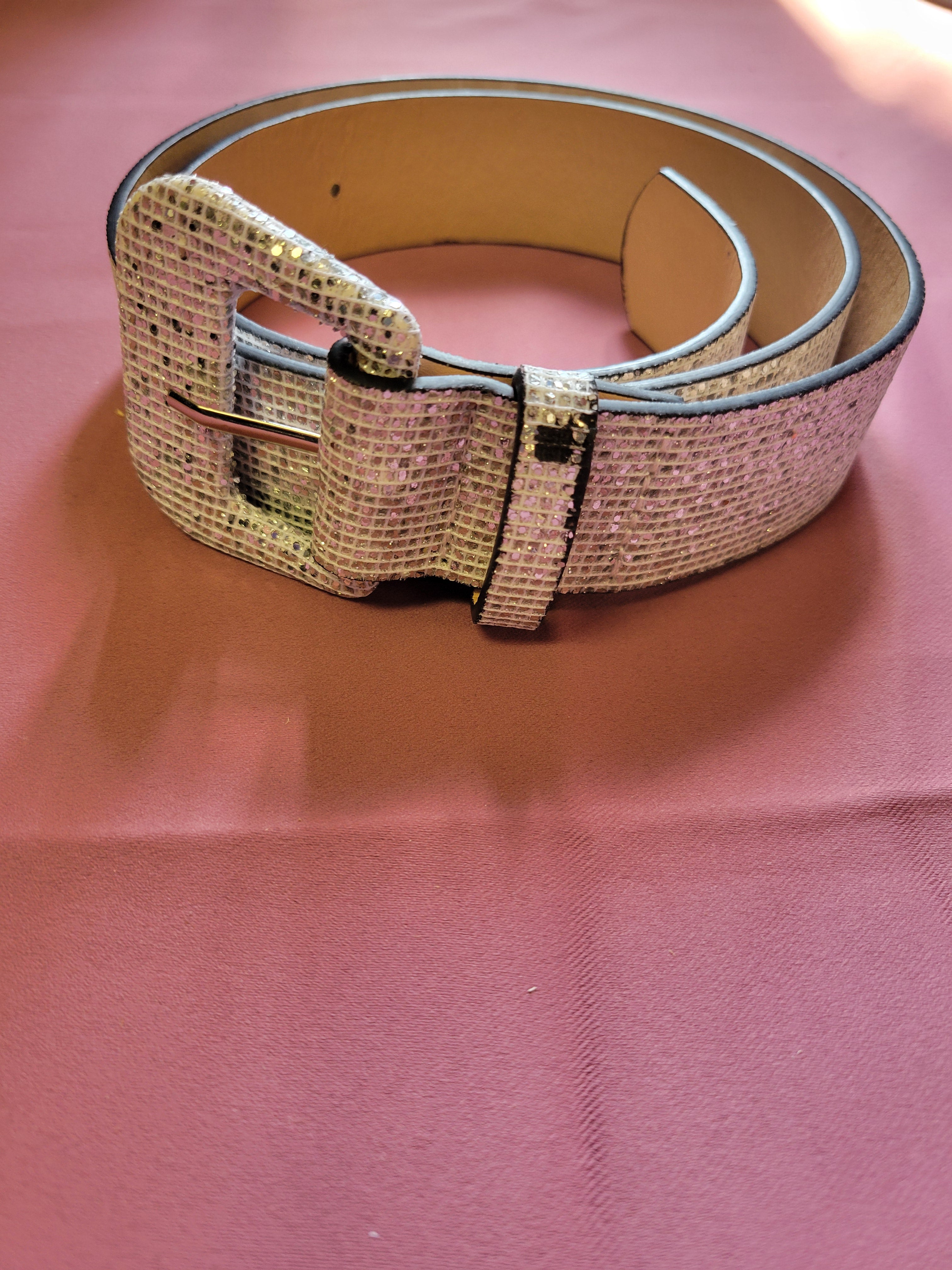 8 Other Reasons Rhinestone Belt in Silver