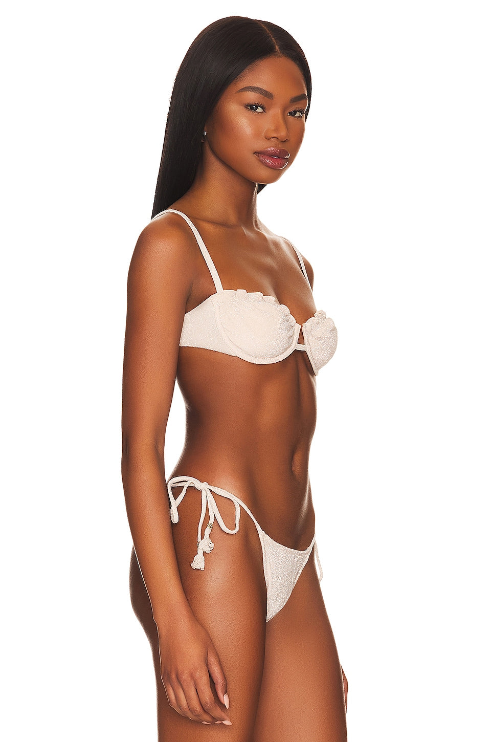 Bananhot Emelie Bikini Top in Ivory Size Medium