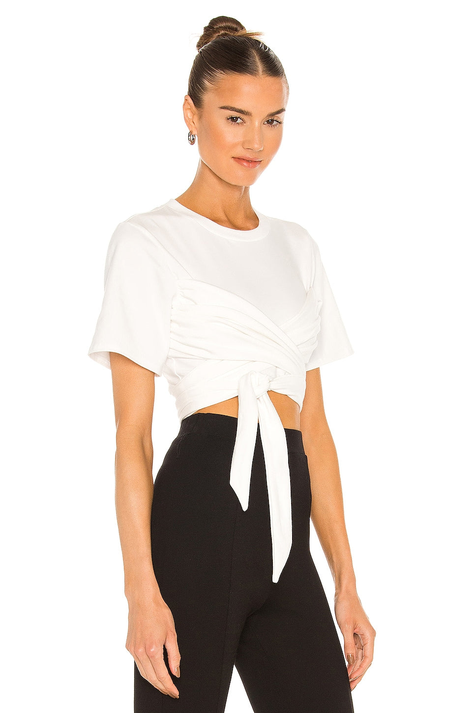 h:ours Evalyn Top in White Size Small