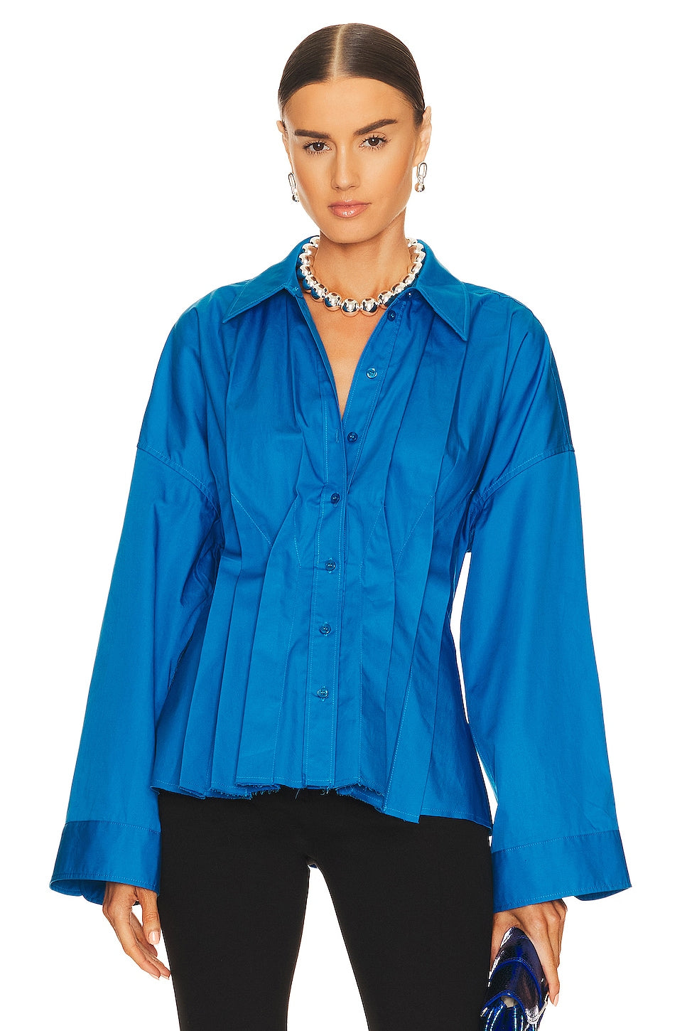 L'Academie Violetta Top in Blue Size X-Small