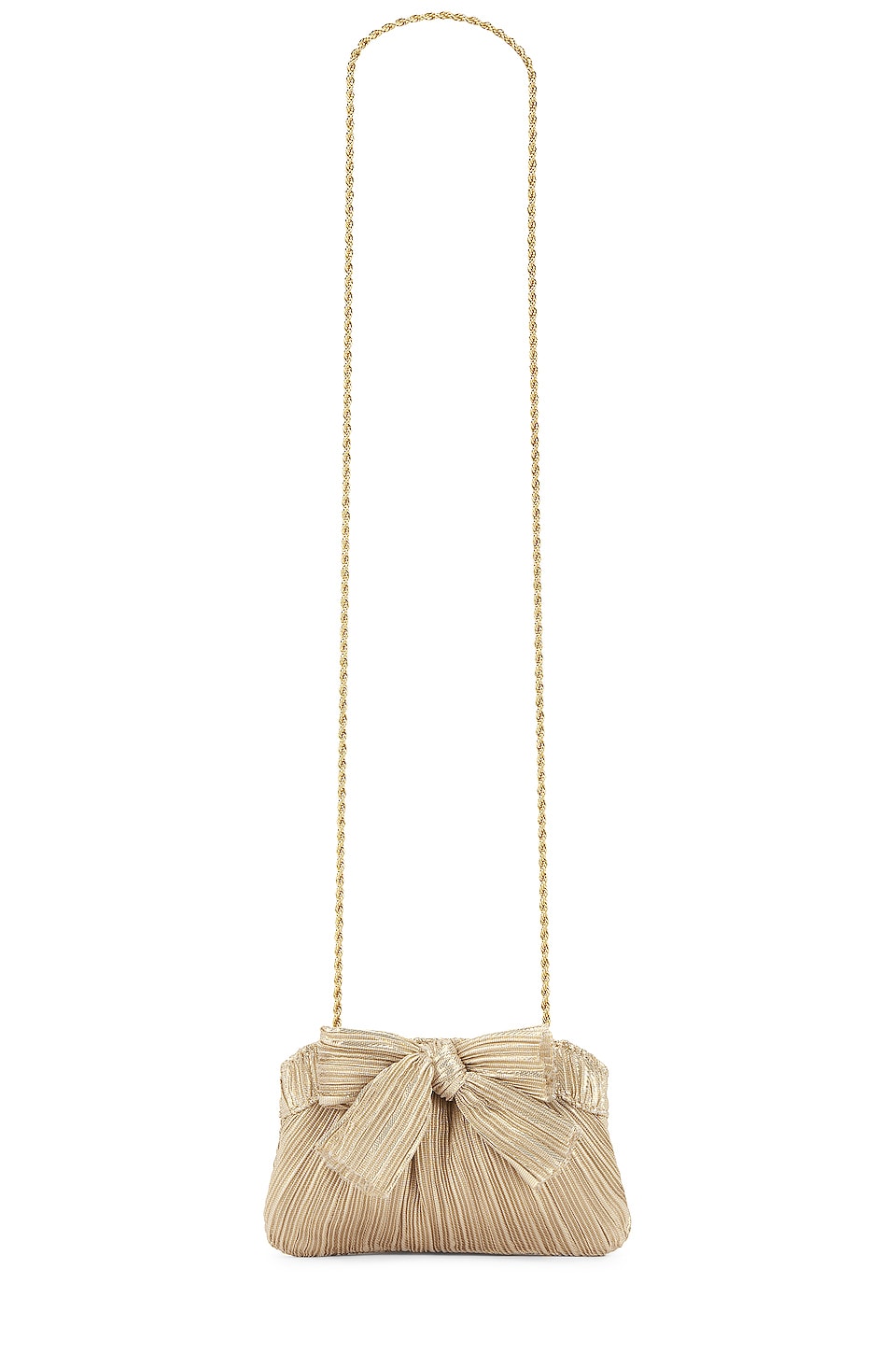 Loeffler Randall Rochelle Clutch in Gold