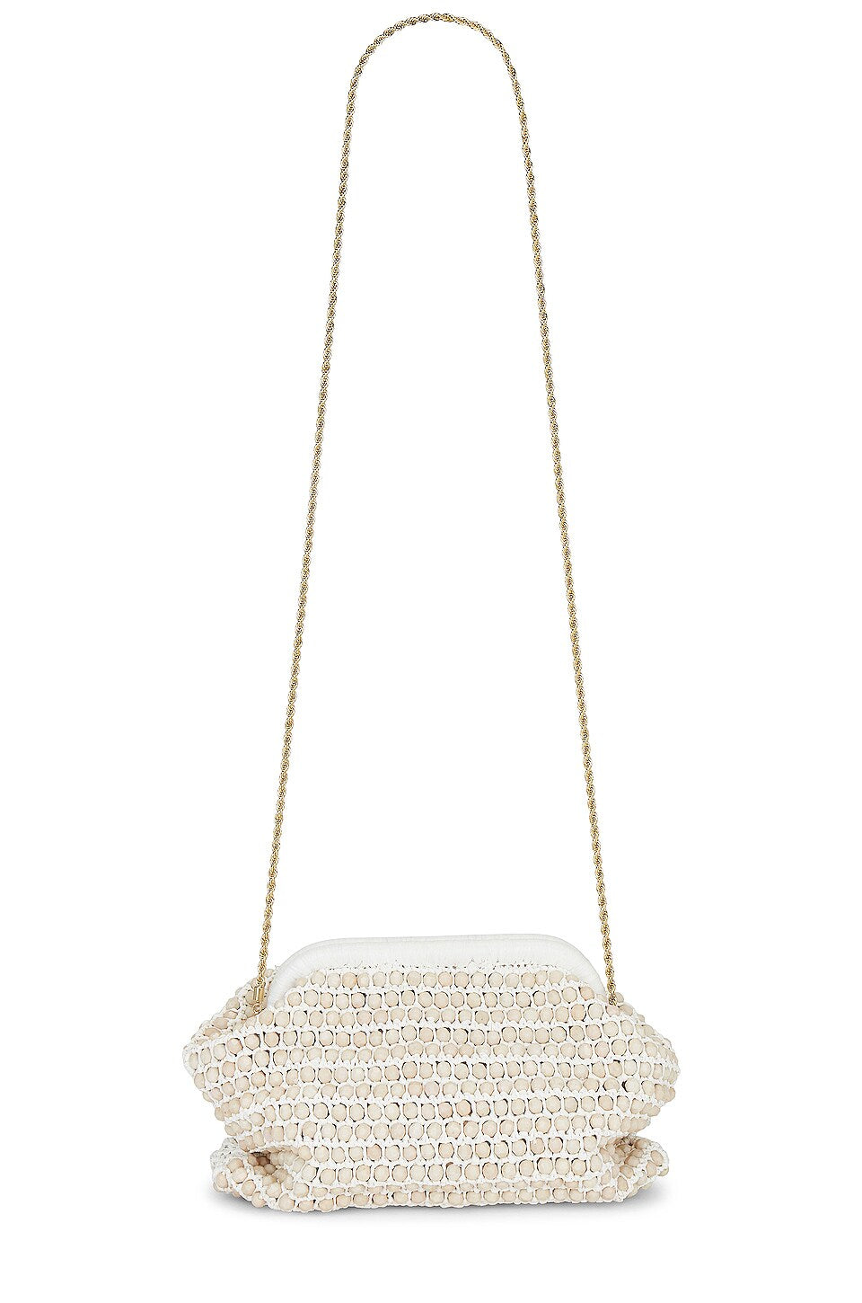 Loeffler Randall Frame Pouch in Bone