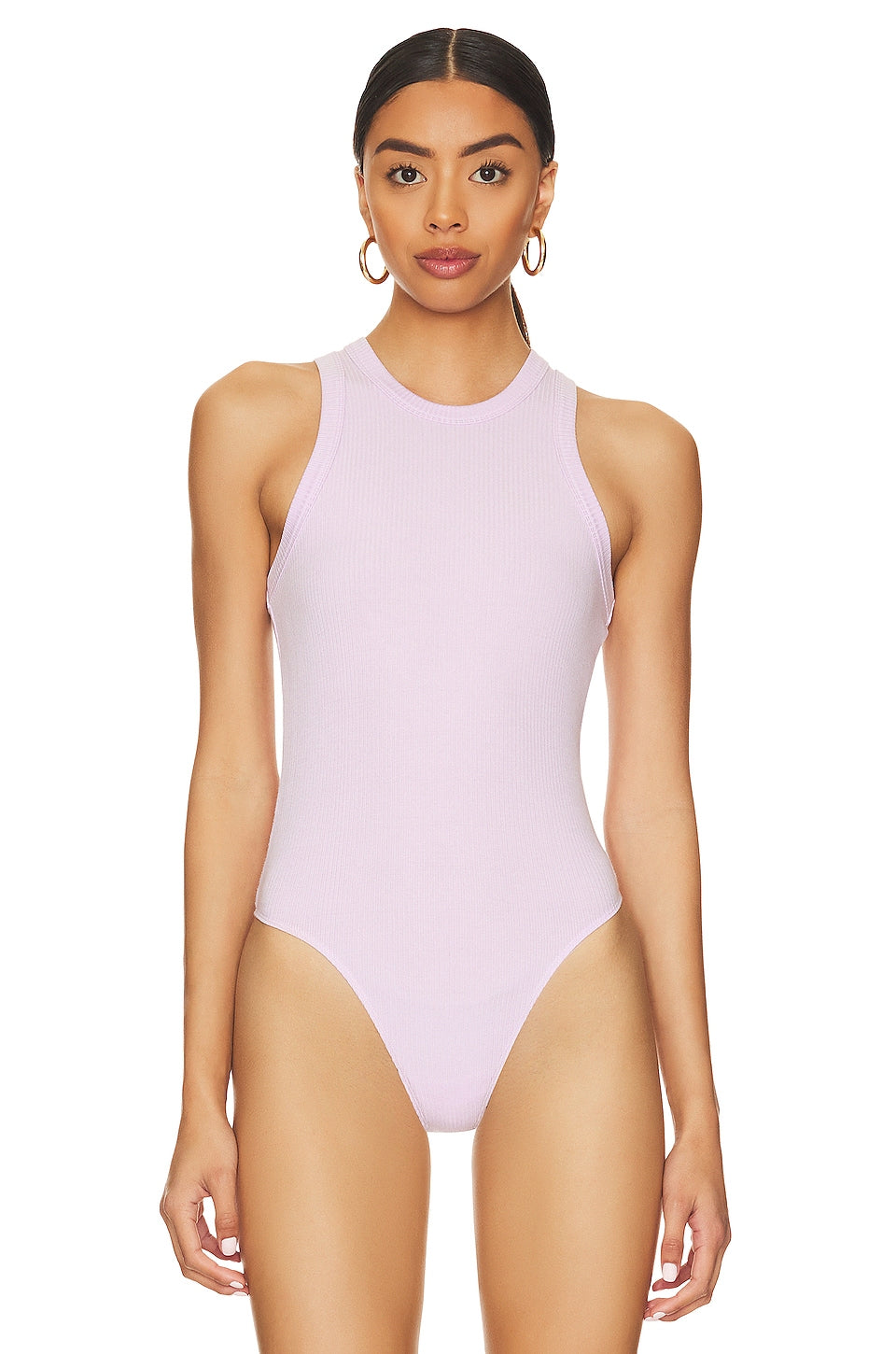 PISTOLA Blake Bodysuit in Taro Size Small