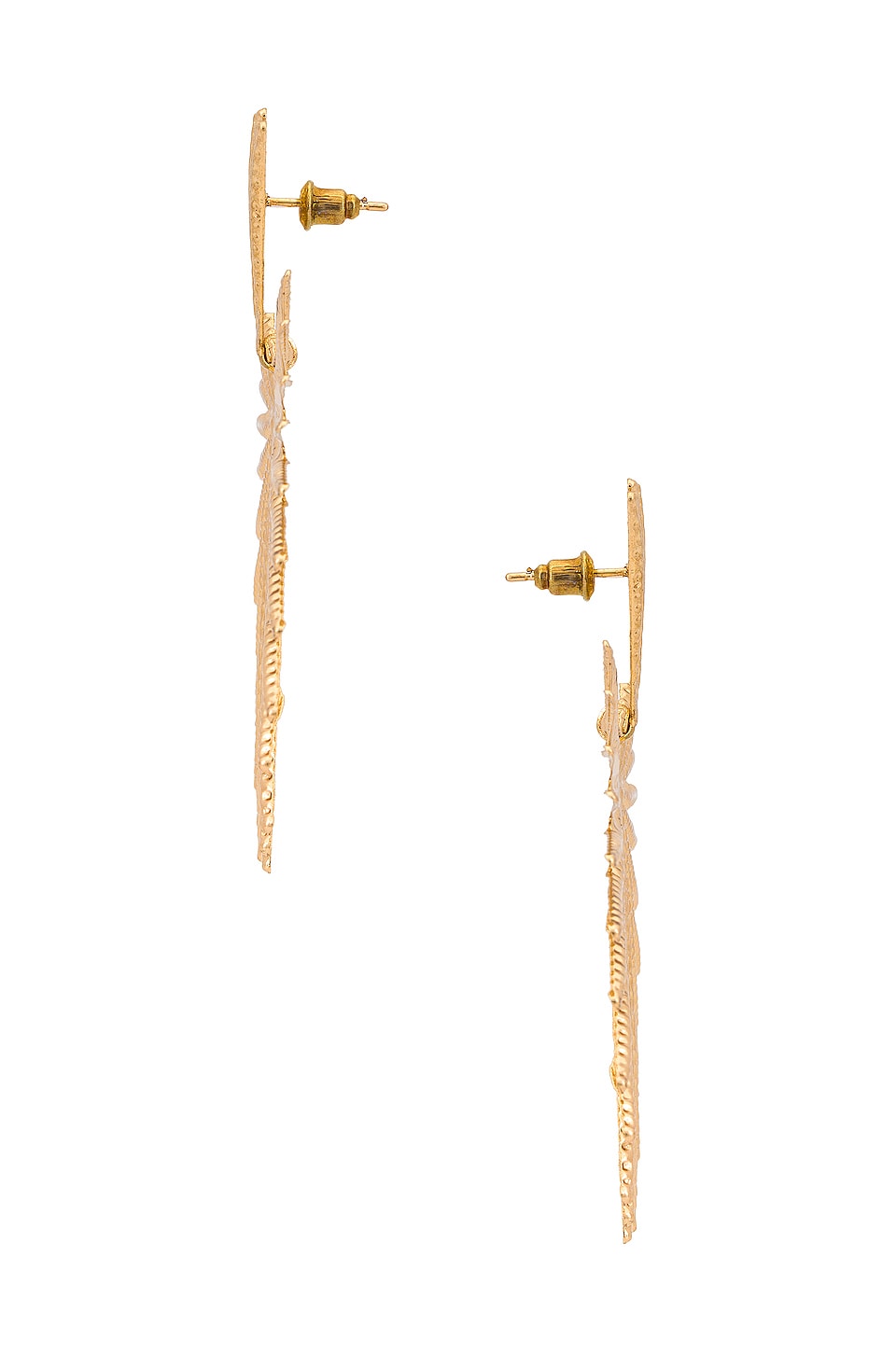 SHASHI Throne Earring in Gold