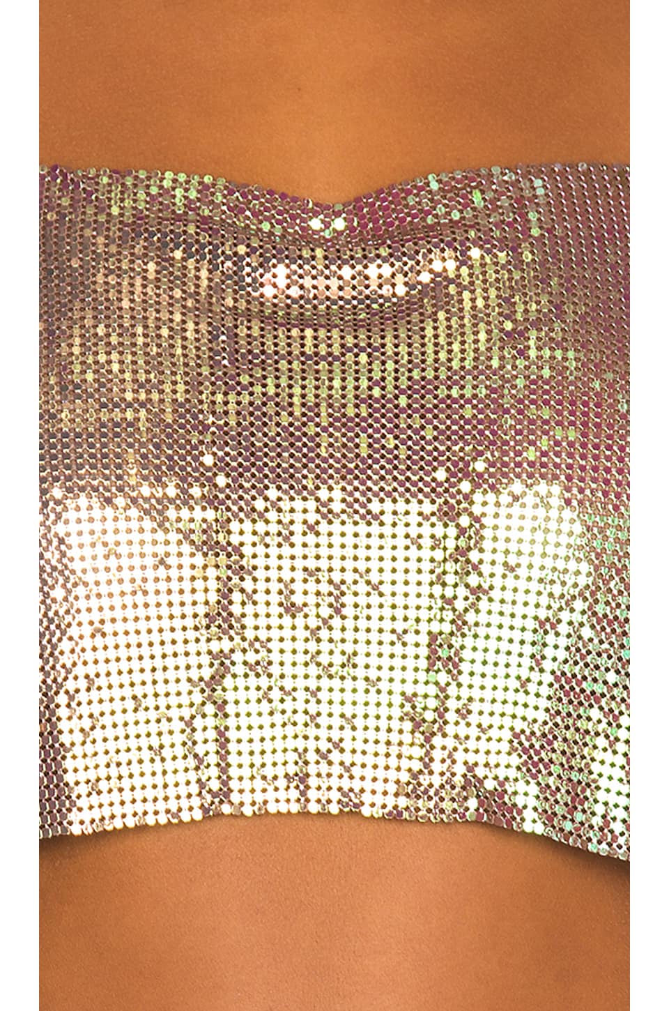 superdown Shana Chain Crop Top in Multi Size Medium