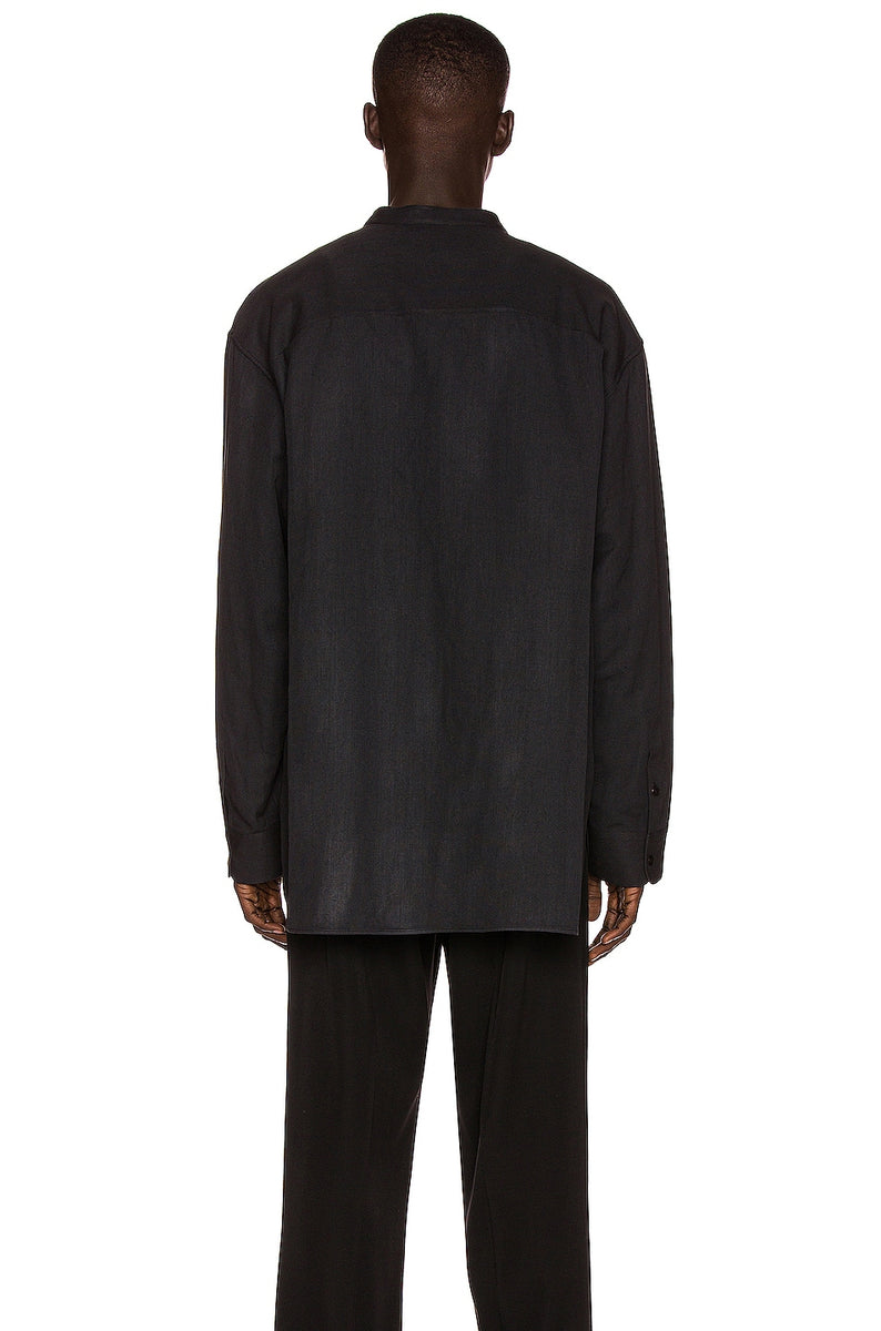 The Row Kiki Shirt in Black SIZE LARGE – PREVU FASHION