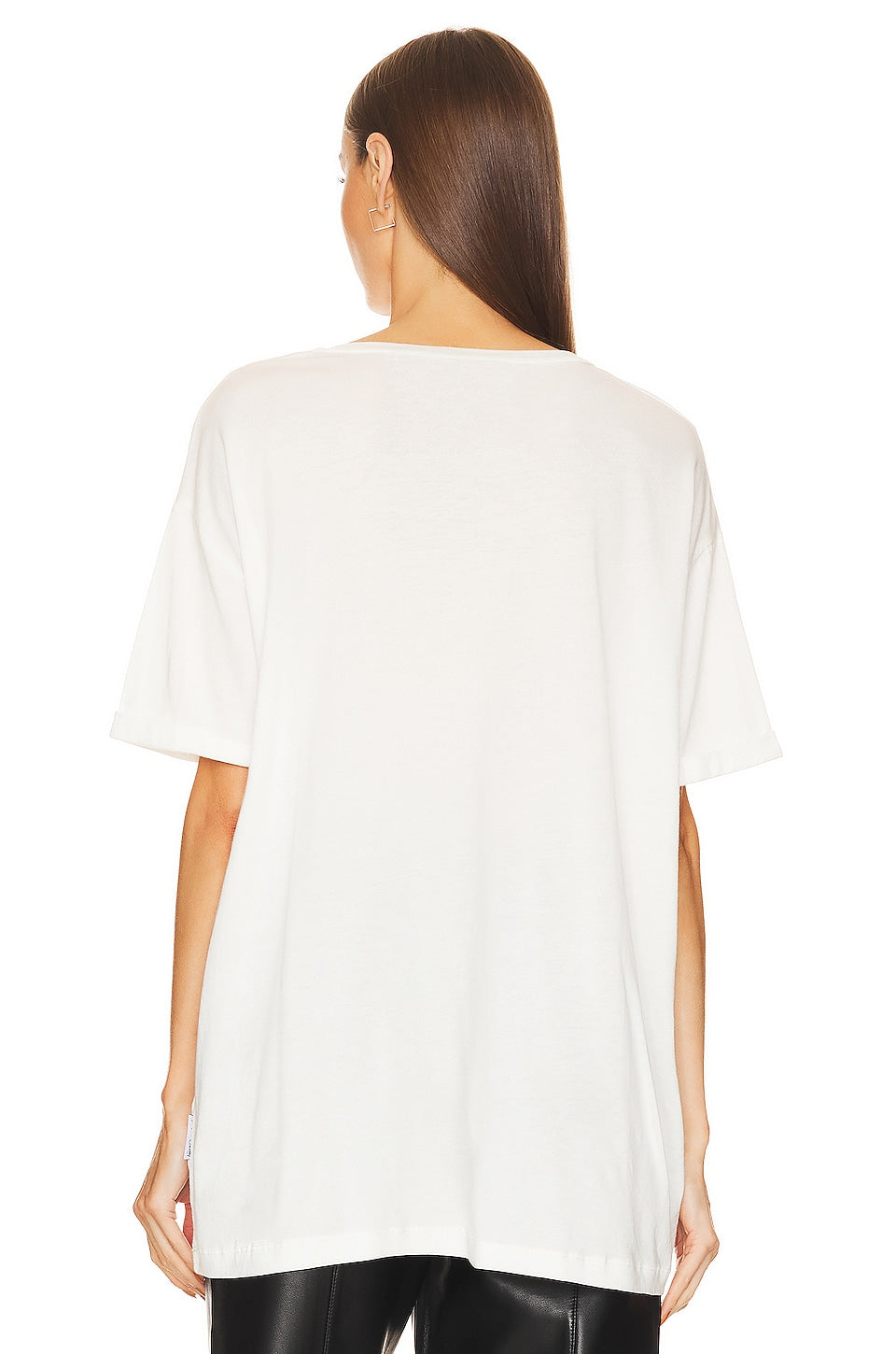 The Laundry Room Little Miss Weekend Oversized Tee in White Size Small