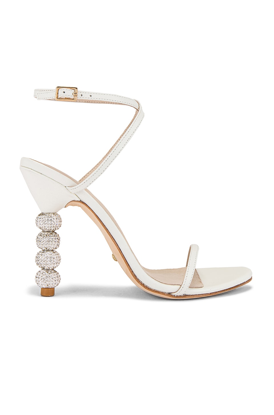 RAYE Ax Heel in WHITE SIZE 8.5