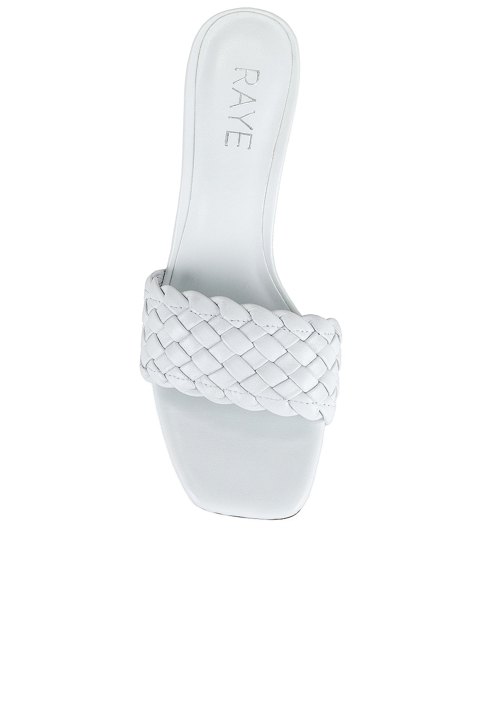 RAYE Ali Heel in White SIZE 8.5