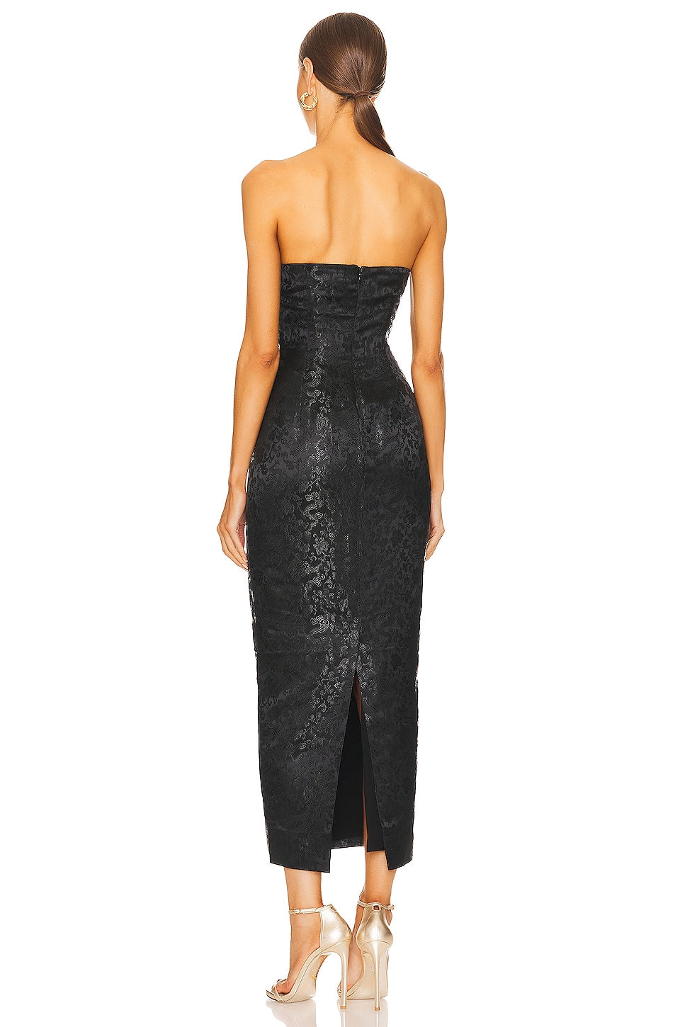 SAU LEE Jennifer Dress in Black