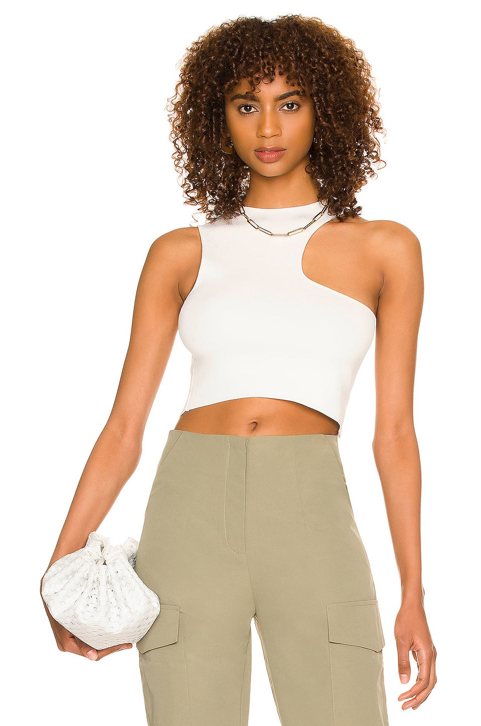 superdown Nora Cutout Top in White